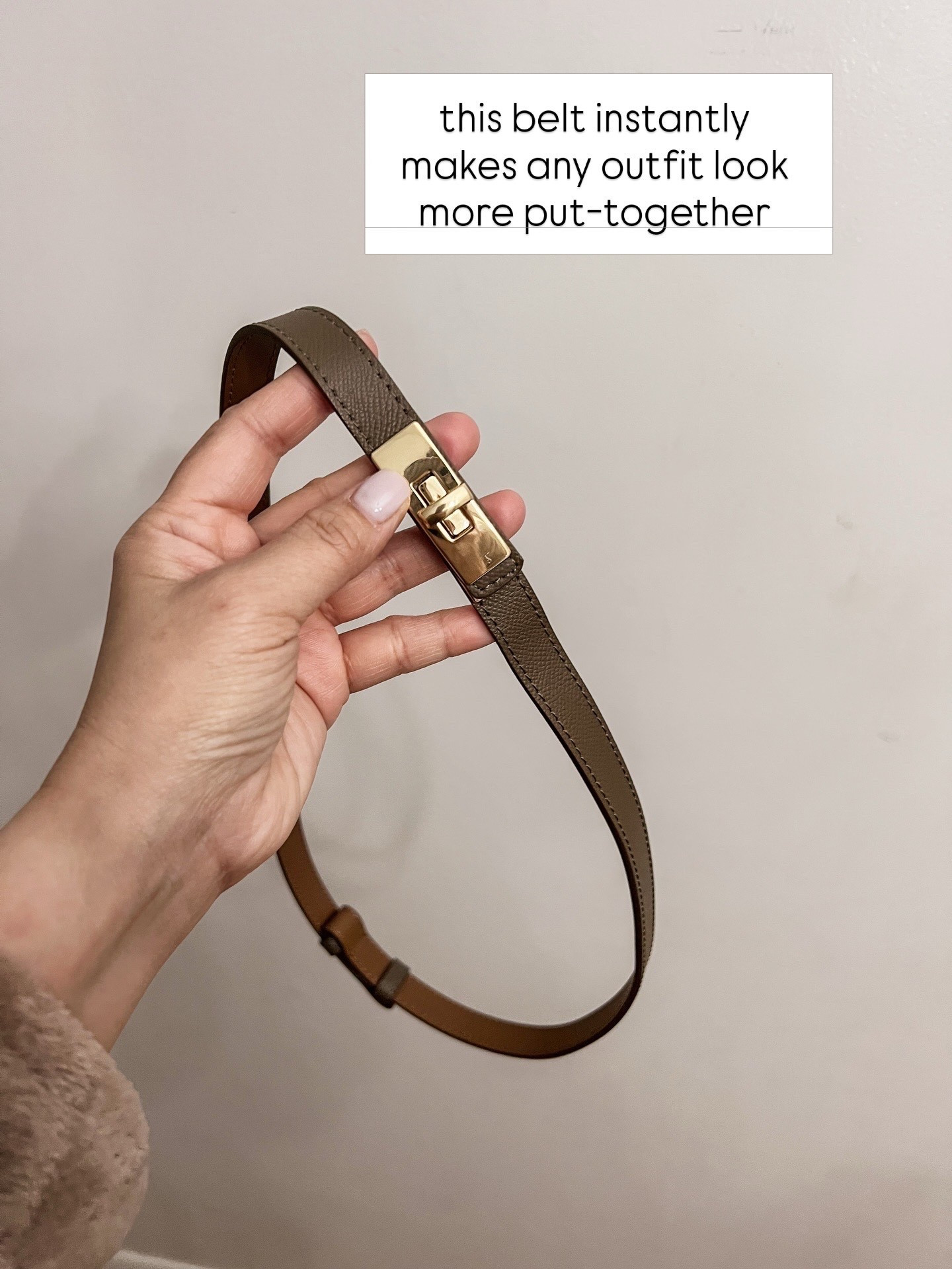 Hermes inspired belt 

#LTKootd