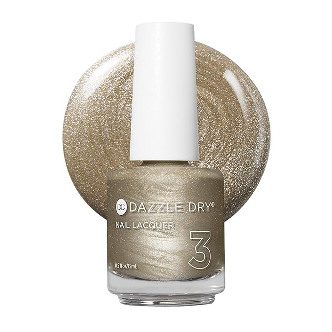 Dazzle Dry Nail Lacquer (Step 3) - Illuminate Lacquer - A bright champagne gold. Full-coverage me... | Amazon (US)
