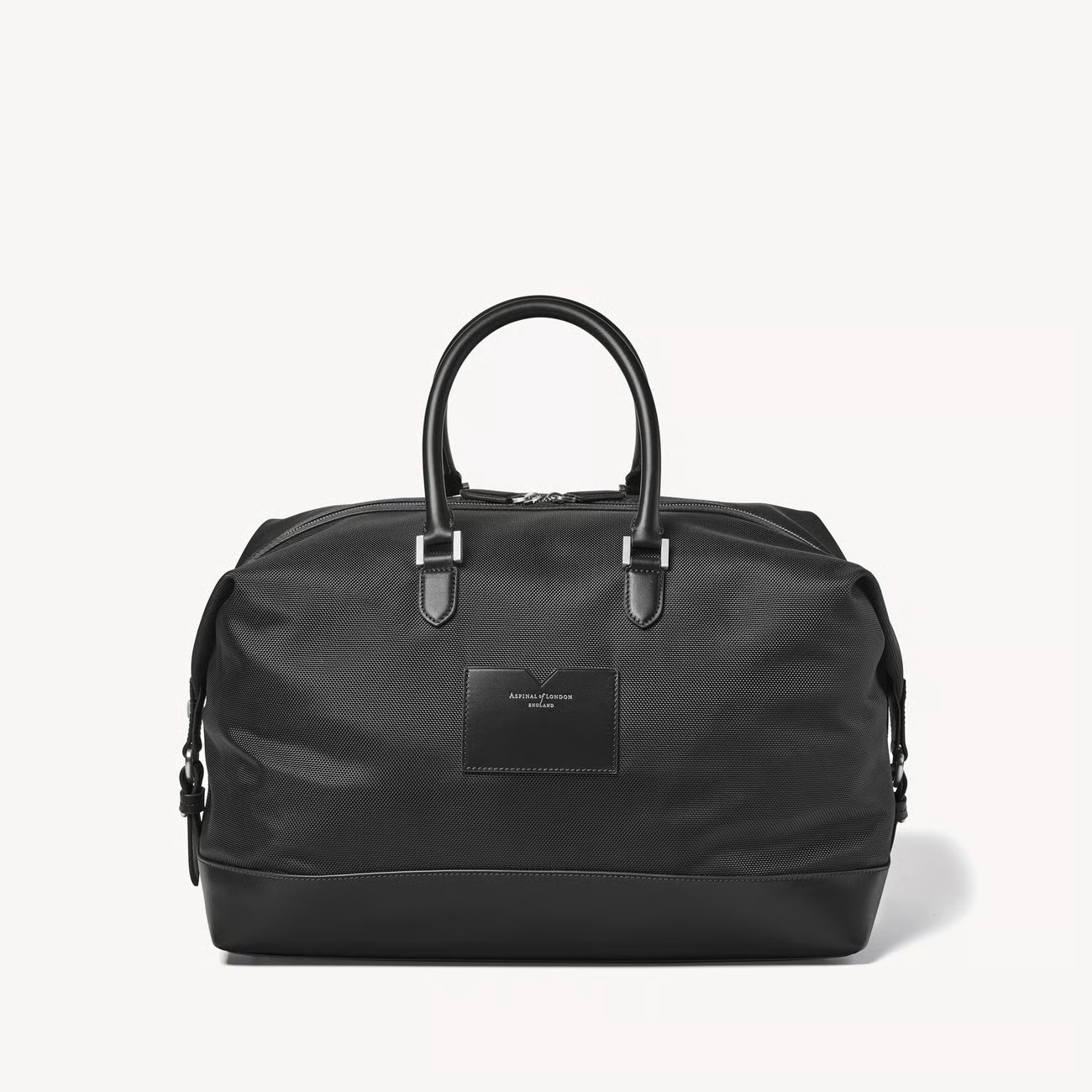 Men's Weekend Bag

        
            
            Black Leather-Trim Nylon Canvas | Aspinal of London