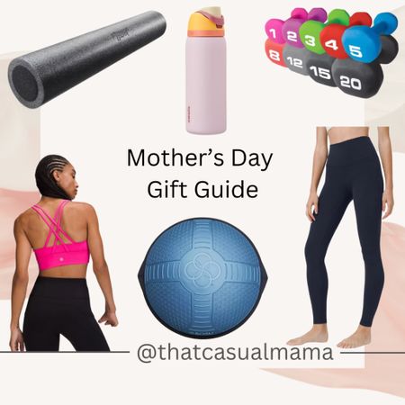 Mother's Day Gift Guide for the athletic mom. Owala 32 oz. FreeSip Stainless Steel Water Bottle, BOSU NexGen Balance Trainer, lululemon Align™ High-Rise Pant 28", Everywhere Belt Bag 1L, Scuba Oversized Half-Zip Hoodie, Fitness Gear Coated Dumbbell - Single, Chilly Pad Cooling Towel, lululemon Energy Longline Bra
Medium Support, B–D Cups, 
Fitness Gear 36'' Foam Roller,
#mothersday #mothersdaygiftguide #giftguide #giftsforher #giftsformom #athleisure #athletic #mothersdaygift #fit #bosu #lululemon #beltbag #leggings #align #sportsbra #workout 

#LTKGiftGuide #LTKfit #LTKunder100