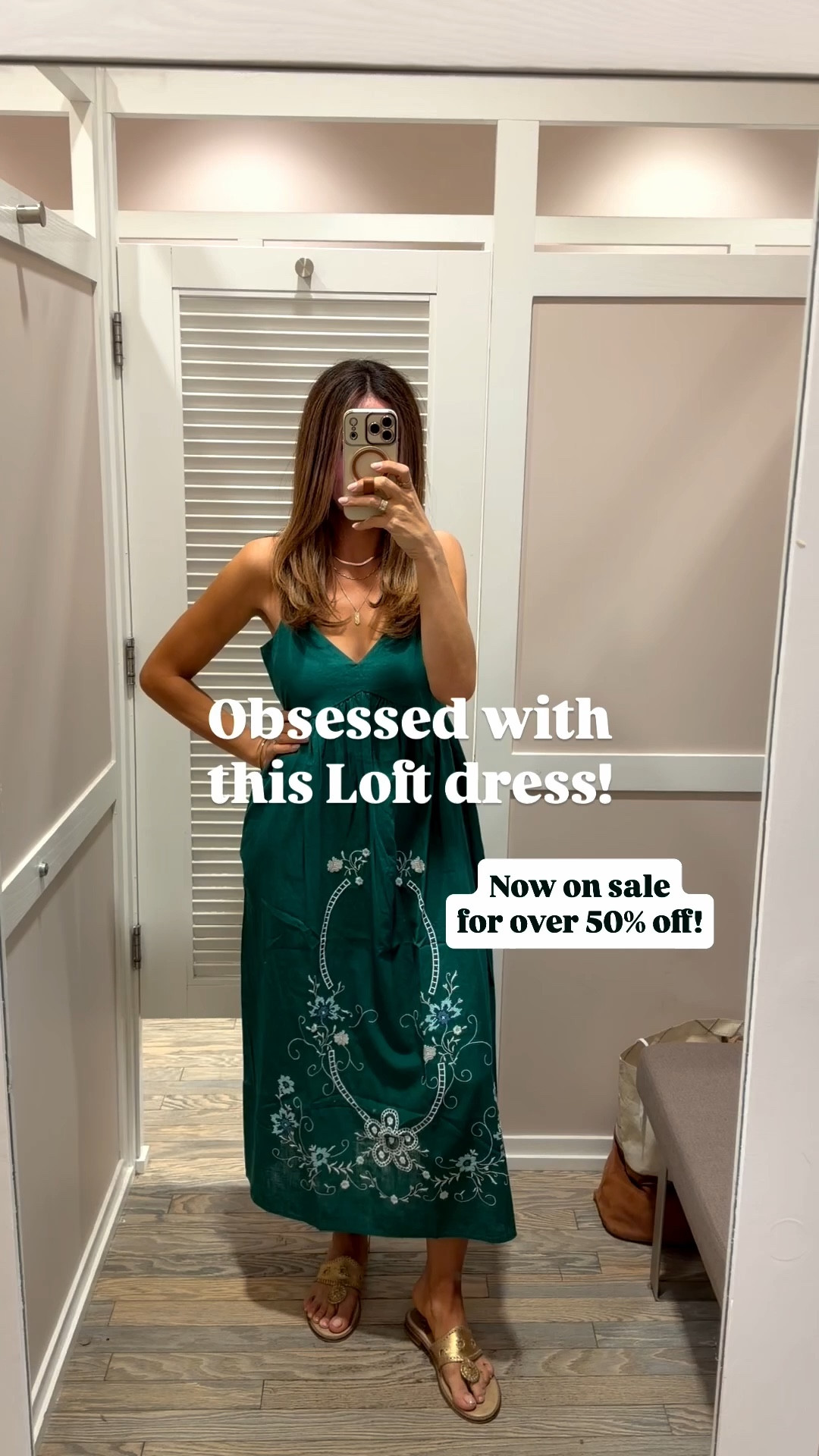 Obsessed with this linen dress from Loft! The evergreen color is gorgeous and the floral embroidery gives it the perfect boho, chic vibe. Perfect for vacation or a weekend event. Also love it with a denim jacket for work. Now over 50% off! I sized down to a small. 



#LTKSeasonal #LTKTravel #LTKSaleAlert