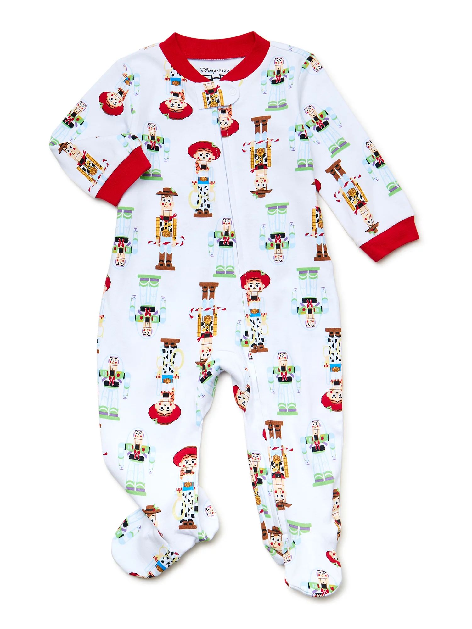 Toy Story Baby Boys and Girls Unisex Woody and Buzz Holiday Blanket Sleeper, Sizes NB-9M | Walmart (US)