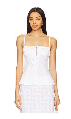 MORE TO COME Asha Top in White from Revolve.com | Revolve Clothing (Global)