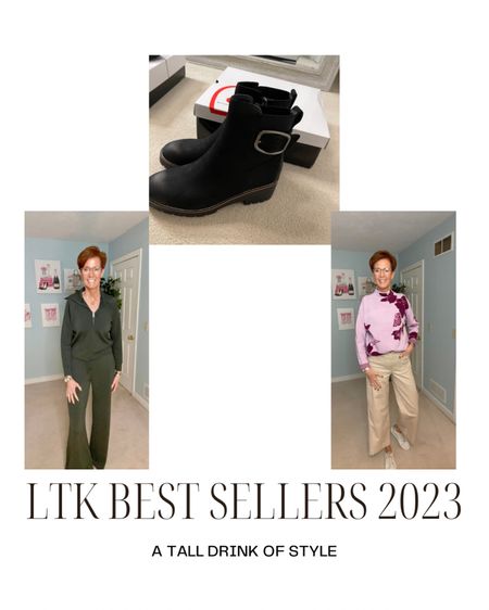 Best seller in my LTK shop 2023
Spanx Air Essentials half zip top and wide  leg pants
Blondo lug sole boots
Loft pants 

#LTKstyletip #LTKover40 #LTKfindsunder100