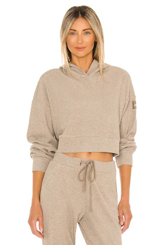 alo Muse Hoodie in Gravel Heather from Revolve.com | Revolve Clothing (Global)
