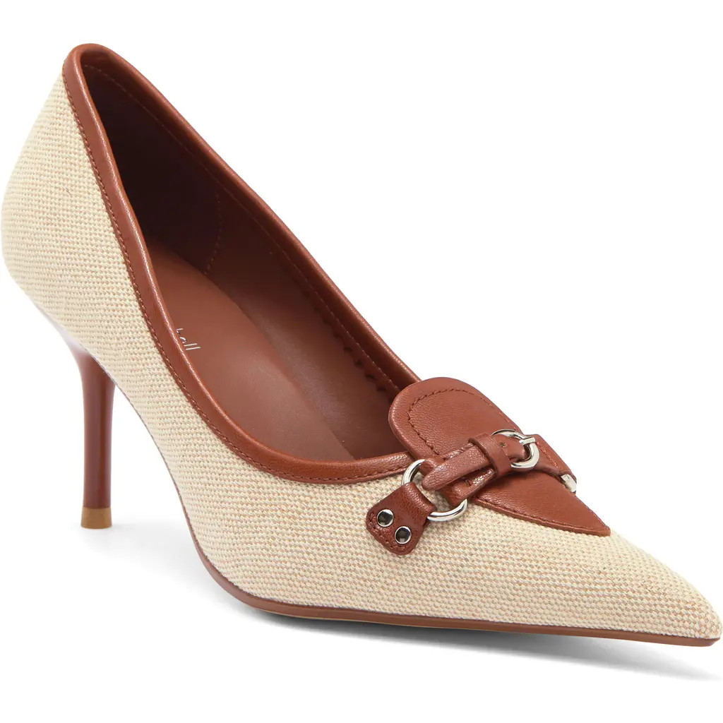 Jeffrey Campbell Walk-Thru Pump in Cream Fabric Combo at Nordstrom Rack, Size 8.5 | Nordstrom Rack
