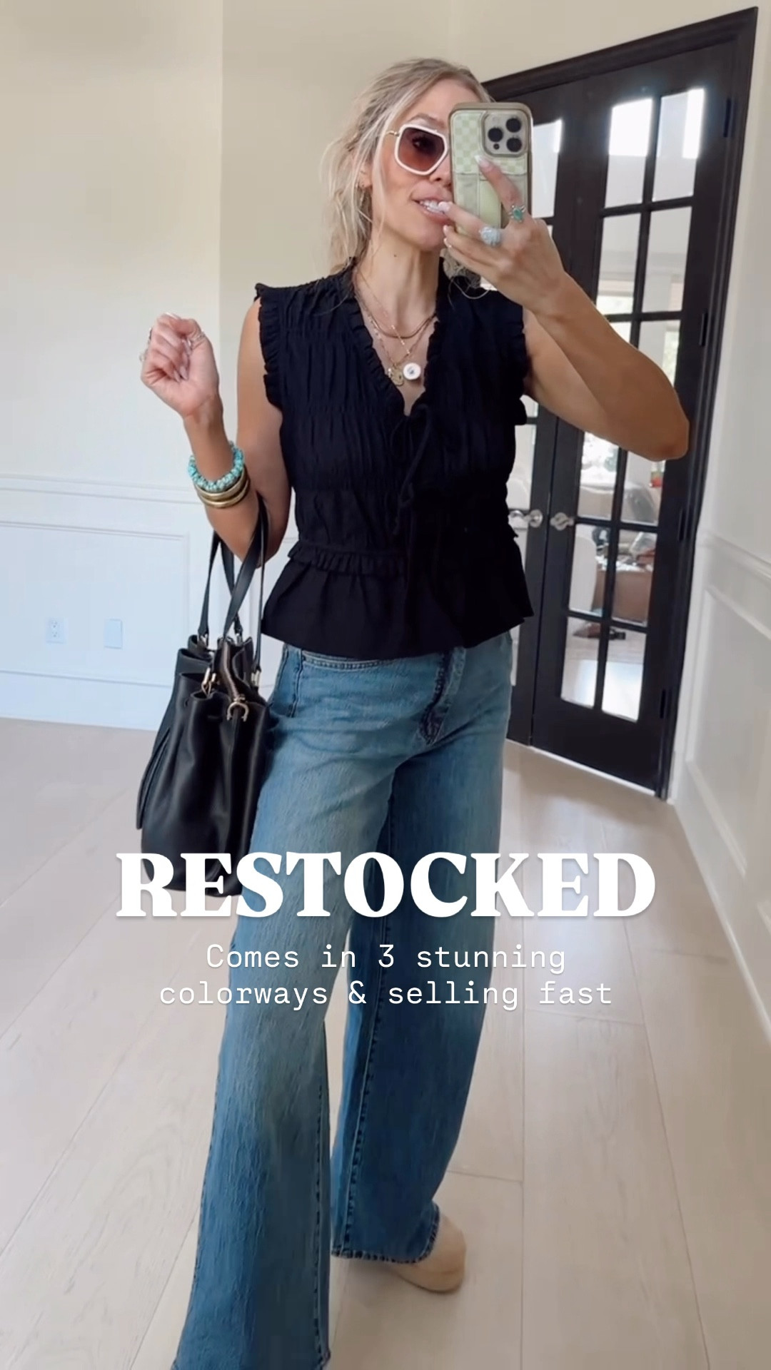 ⚡️SCROLL TO SHOP✨

Stunning $15 top FINALLY restocked from Walmart!!!!!! Wearing size s / my tts 🙌🏼 

Perfect for wearing out, date night or work wear! 

#LTKmomlife #LTKootd #LTKgrwm