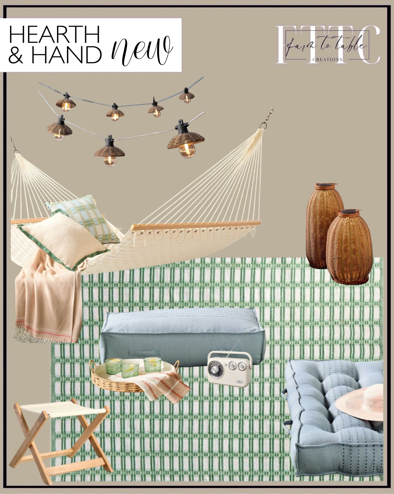 Hearth & Hand x Target New Summer Finds. Follow @farmtotablecreations on Instagram for more inspiration.

Loving the new Hearth & Hand Summer releases. These items will be available April 13th. 

Outdoor Lawn Games | Summer Home Finds | Outdoor Patio Finds | Living Room | Spring Refresh |  Bedroom Finds | Neutral Stems | Spring Stems | Bookshelf Decor | Bedroom Space | Cozy Corner | Bathroom | Curated Entryway | Spring  Decor | End of Year Clearance | Trending Decor | Viral Decor  | Coffee Table Decor | Neutral Decor | Stem Sale | Target Finds | Skinny Bench | Bedroom | Living Room | Breakfast Nook | Amazon Home | Target Sale | Loloi Rugs | Magnolia Home | console table | console table styling | faux stems | entryway space | front porch decor | neutral decor | entryway decor | cozy home | affordable decor |  home decor | home inspiration | console styling | entryway rug | cozy moody home | moody home decor | neutral home | bathroom decor | living room | spring decor | Hearth & Hand | Studio McGee | 2025 Home Trends | trending home | Walmart Home Finds


#LTKSeasonal #LTKHome #LTKFindsUnder50