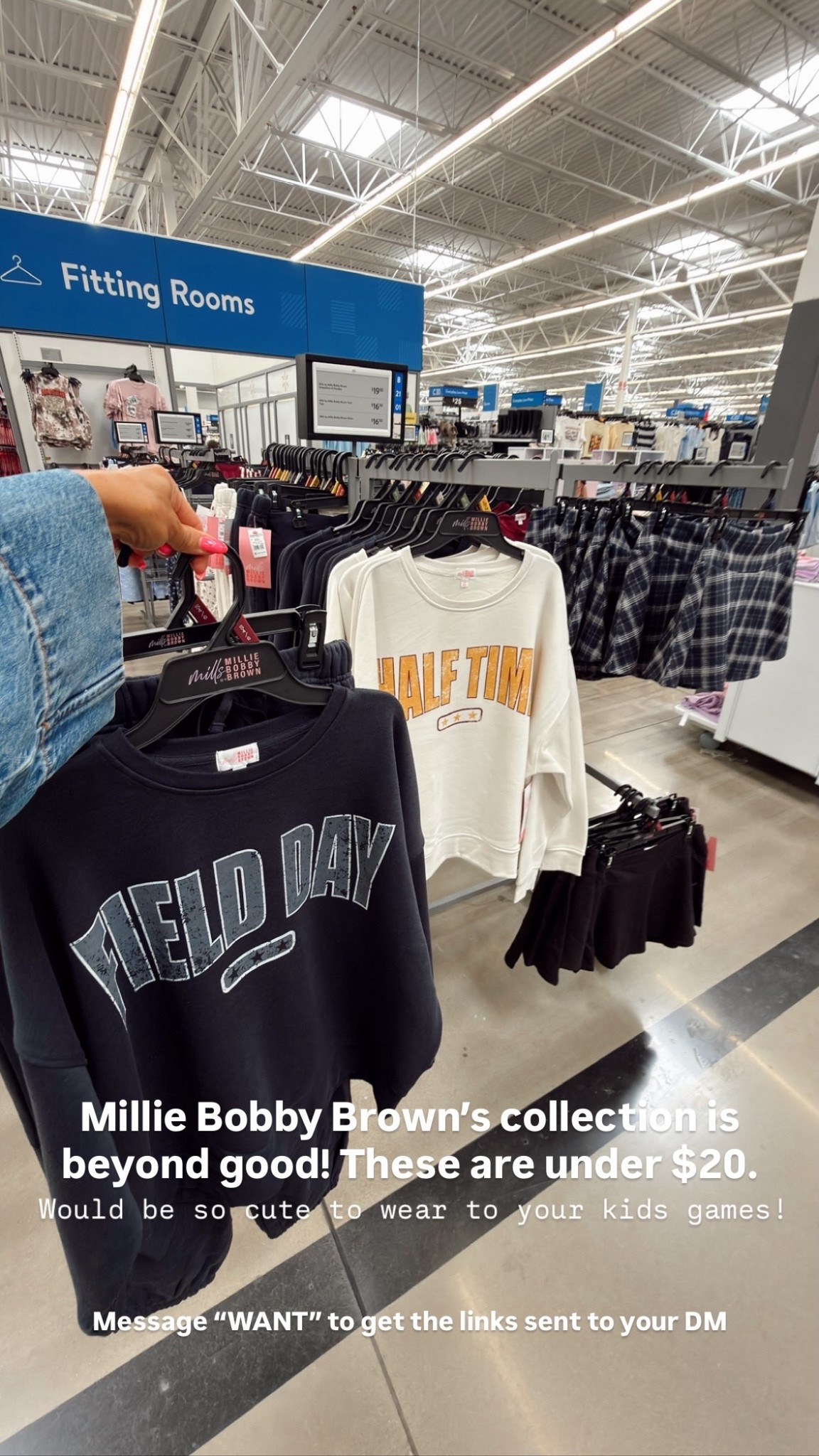 Millie Bobby Brown’s collection is beyond good! These are under $20.  Would be so cute to wear to your kids games! These fit a tad oversized.

#LTKdayinmylife #LTKootd #LTKmomlife