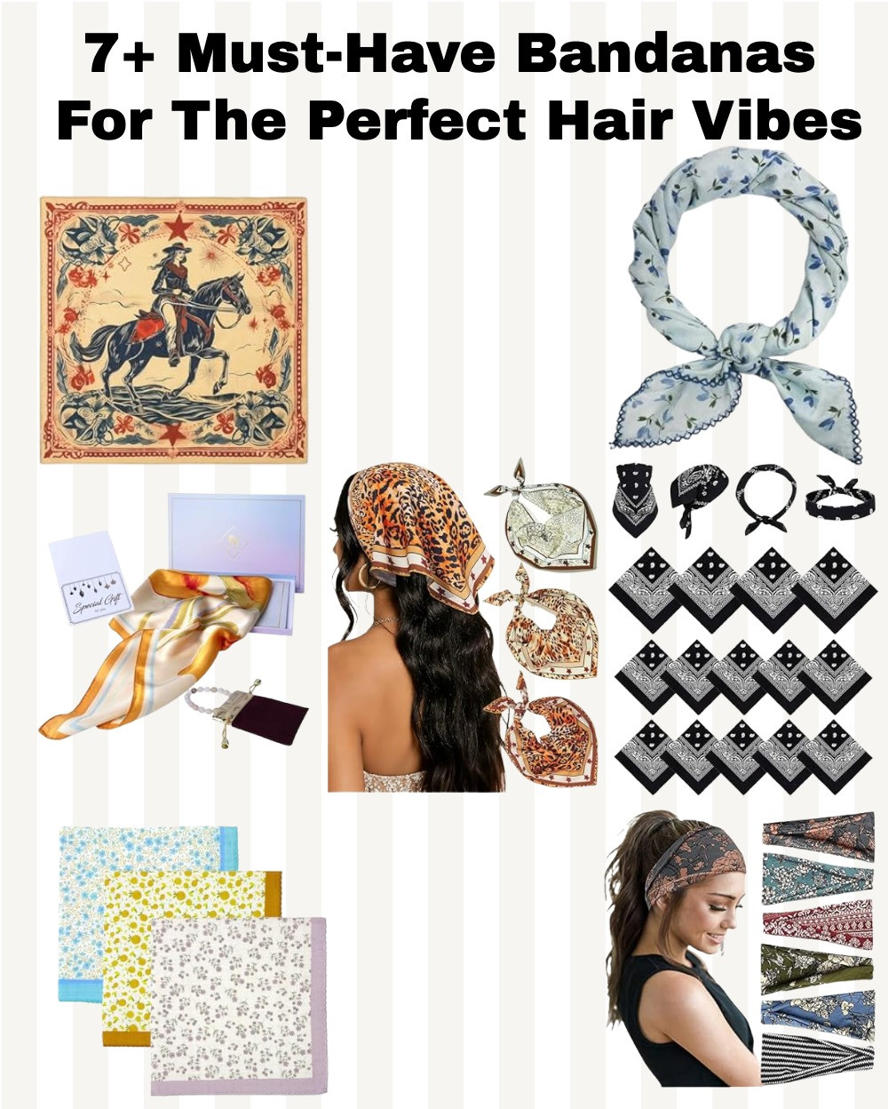 Spring 2026 staple accessory alert! Recreated the viral bandana trend everyone is wearing this season. Worn as a chic hair accessory, a classic headwrap, or a retro ponytail tie, a good bandana instantly elevates a basic spring outfit.

I’ve curated a complete collection of my absolute favorites—ranging from effortless, lightweight organic cottons to stunning 100% silk options that add the perfect pop of luxury and pattern. Perfect for bad hair days, vacation styling, or effortless weekend looks.

Everything is linked below! 

 #LTKmomlife #LTKselfcare #LTKActive