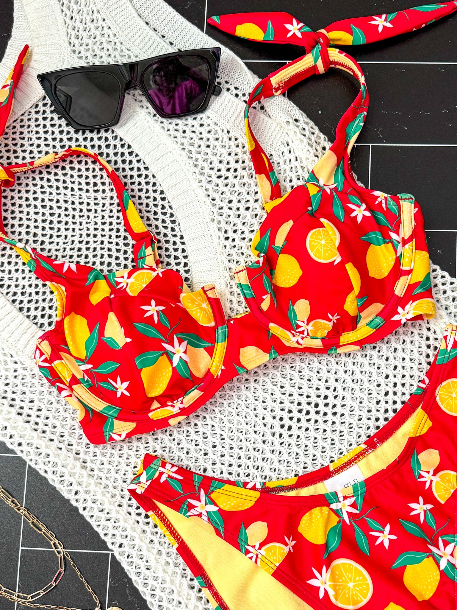 2 piece bikini - true to size - wearing size small 

Beach outfit 
Swimsuit 
Vacation Outfit 
Beach coverup , foldable hat , sandals and sunglasses 


#ltkfindsunder50 #ltkseasonal #ltkbeauty

#LTKSwim #LTKSummerSales #LTKSaleAlert