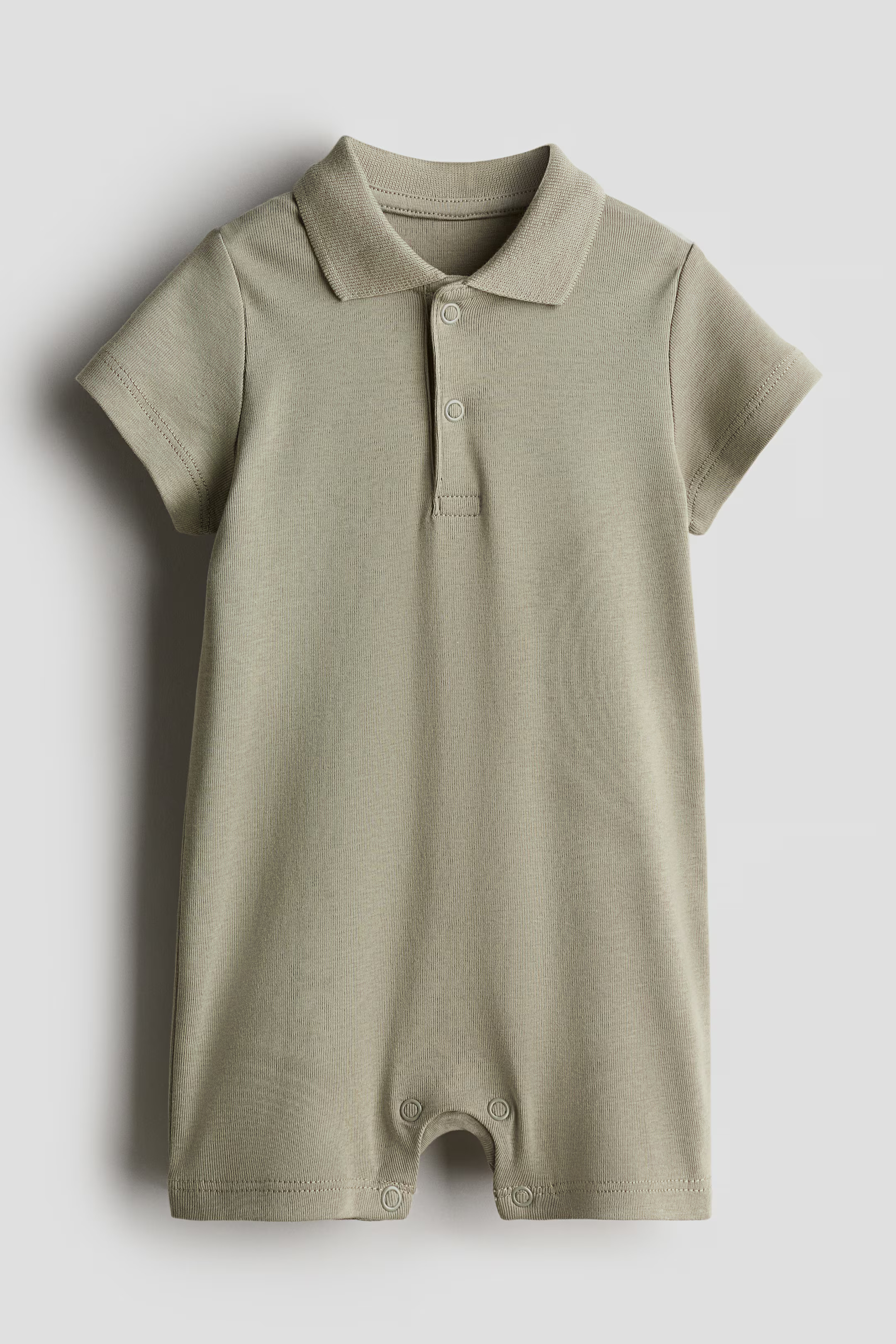 Cotton jersey romper suit | H&M (UK, MY, IN, SG, PH, TW, HK)