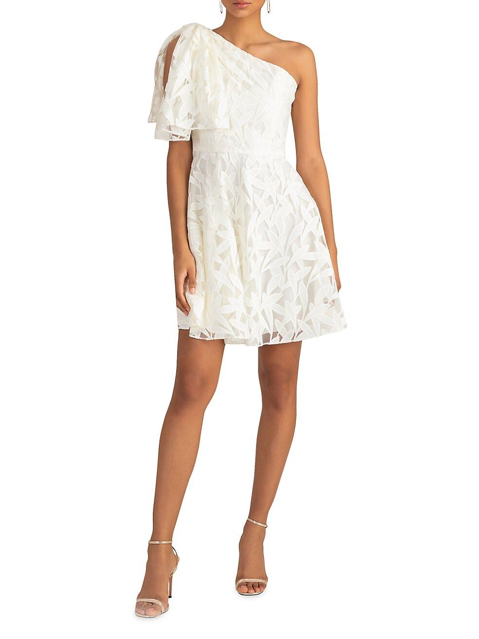 Shoshanna Leighton One-Shoulder Minidress | Saks Fifth Avenue