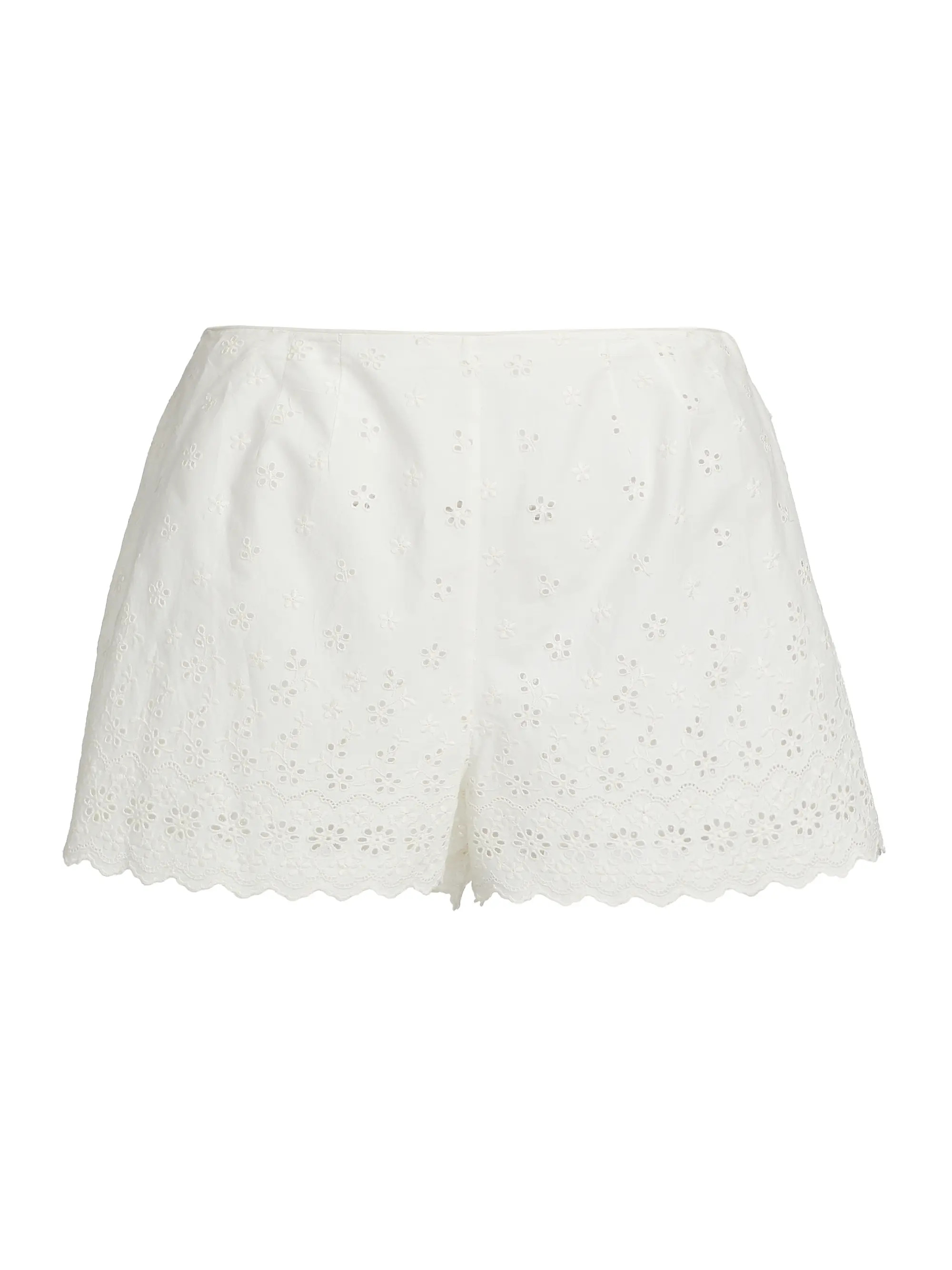 Arbre Cotton Eyelet Shorts | Saks Fifth Avenue
