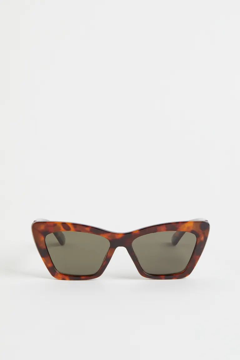 Polarised sunglasses - Brown/Tortoiseshell-patterned - Ladies | H&M GB | H&M (UK, MY, IN, SG, PH, TW, HK)