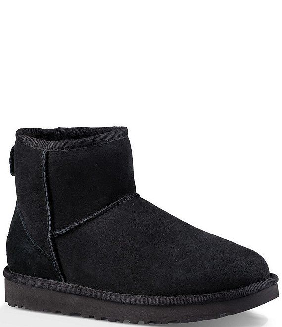 UGG® Classic Mini II Stitch Detail Water-Resistant Ankle Booties | Dillards