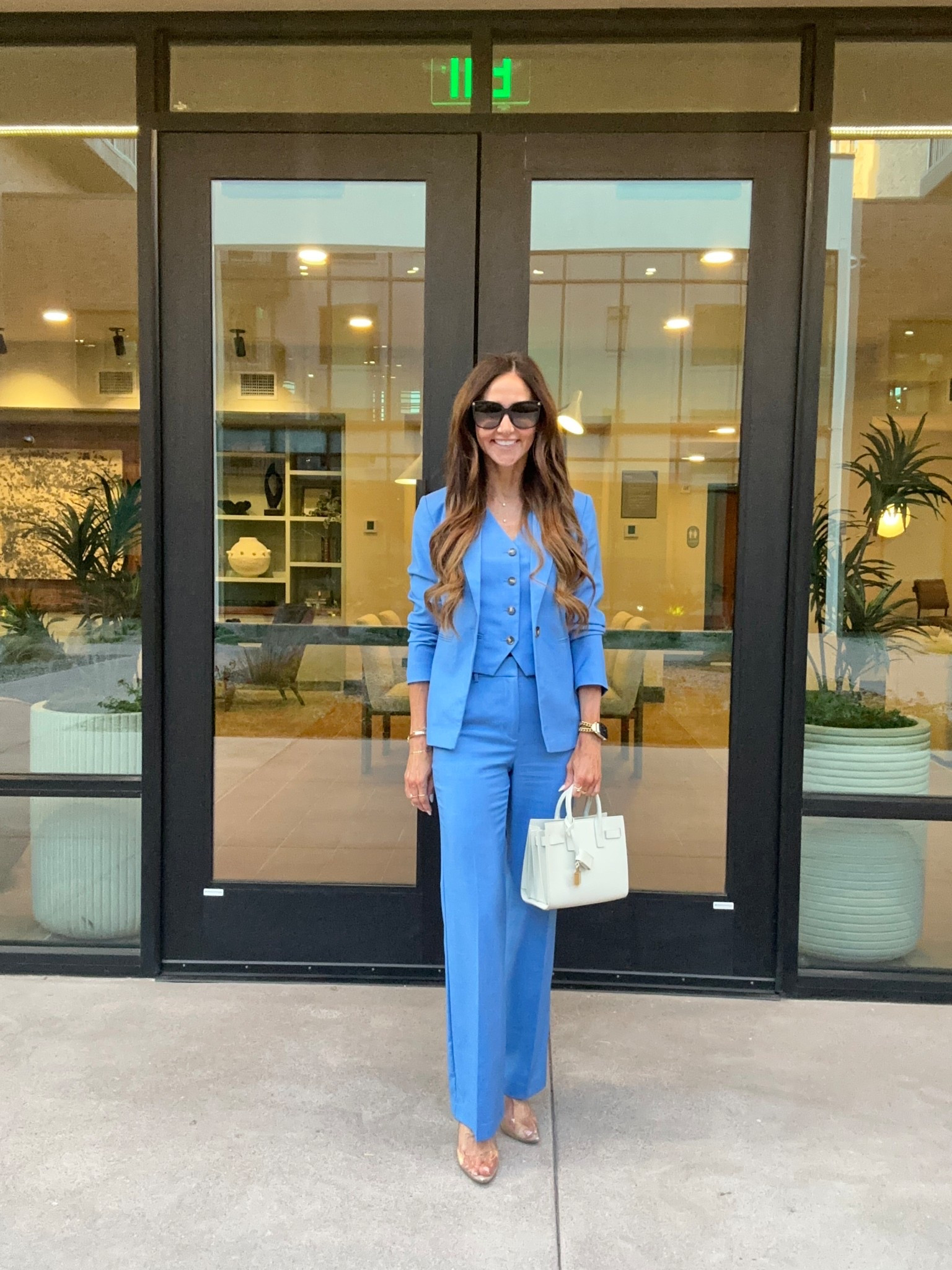 Wearing 00 petite 💙

#LTKWorkwear #LTKOver40