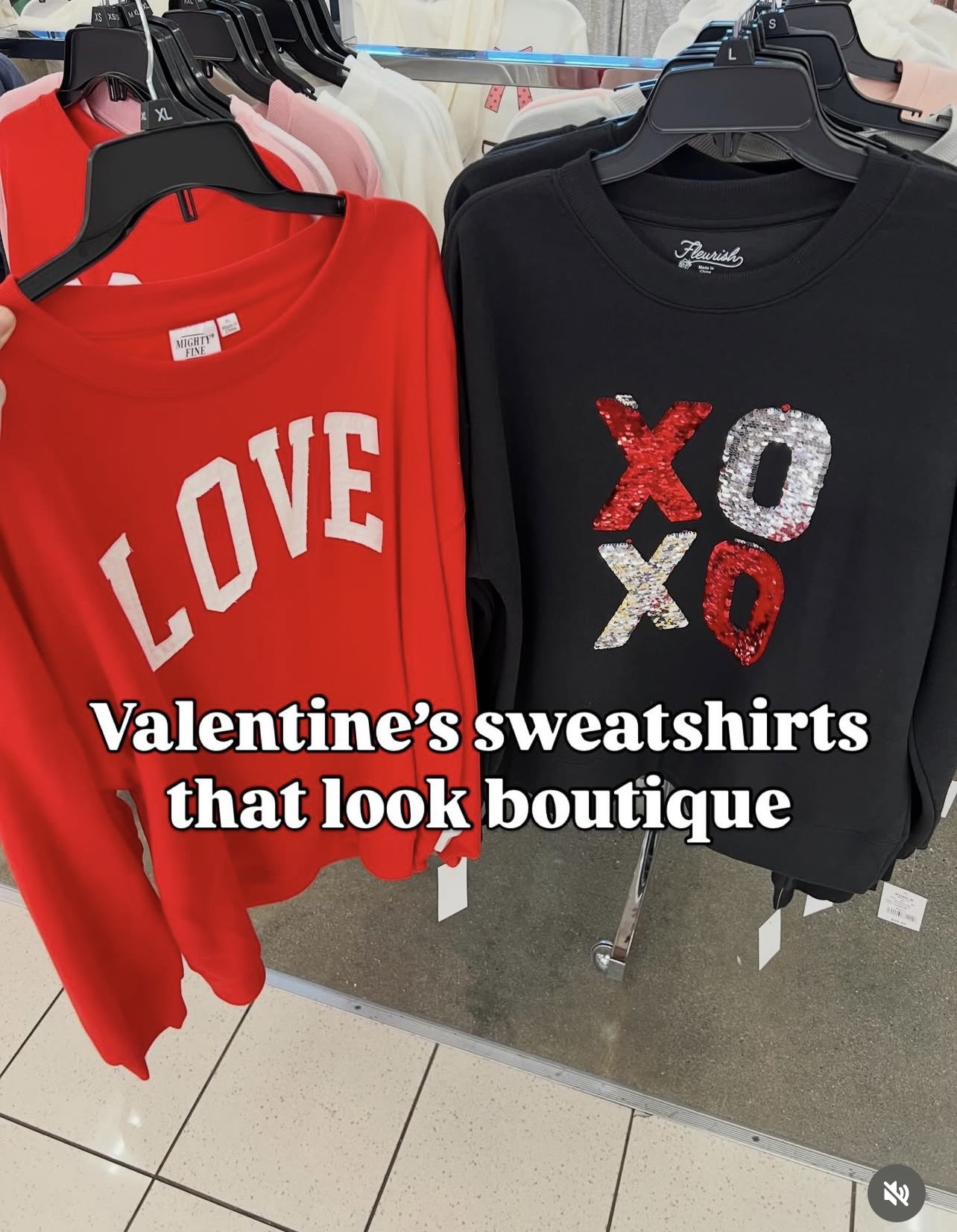 Valentine’s Day sweatshirts at Kohls! Fit true to size. Go up for oversized fit. #kohls 

#LTKFindsUnder50