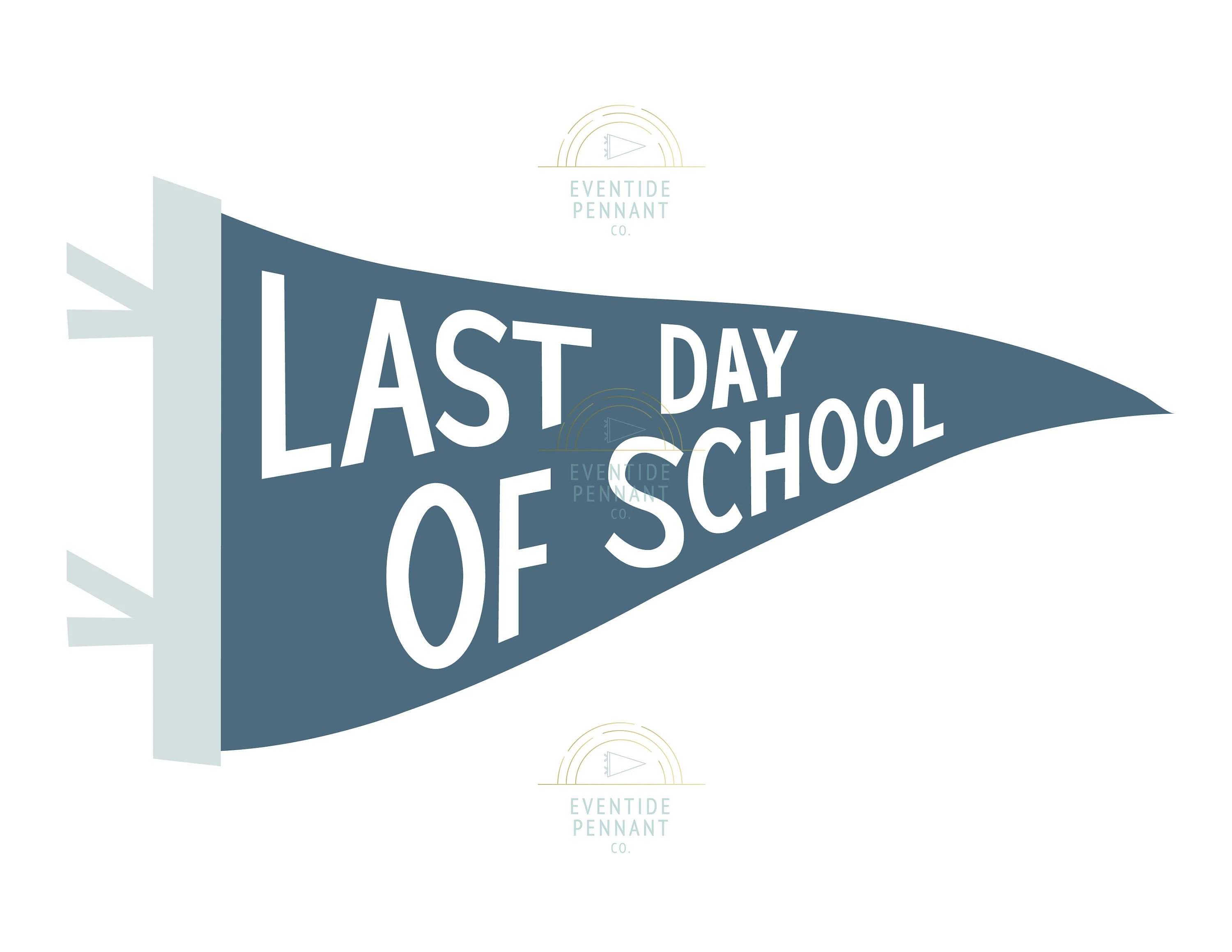 First Day and Last Day of School Pennant (Digital) | Etsy (Global)