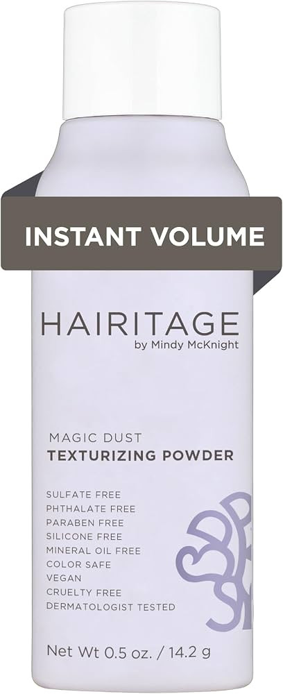 Hairitage Hair Texture Powder for Volume - Lightweight + Medium Hold - Texturizing + Volumizing H... | Amazon (US)