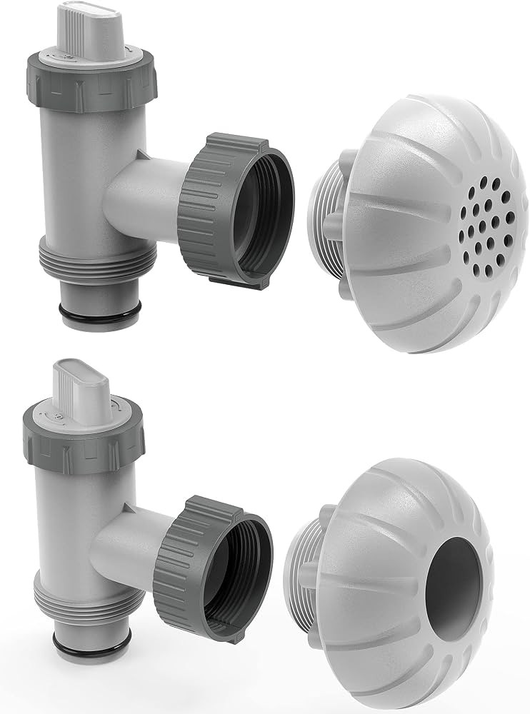 Above Ground Pool Parts, Plunger Valves for Pools Replacement Parts, Pool Pump Part with On Off P... | Amazon (US)