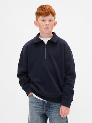 Kids VintageSoft Quarter-Zip Pullover | Gap (US)