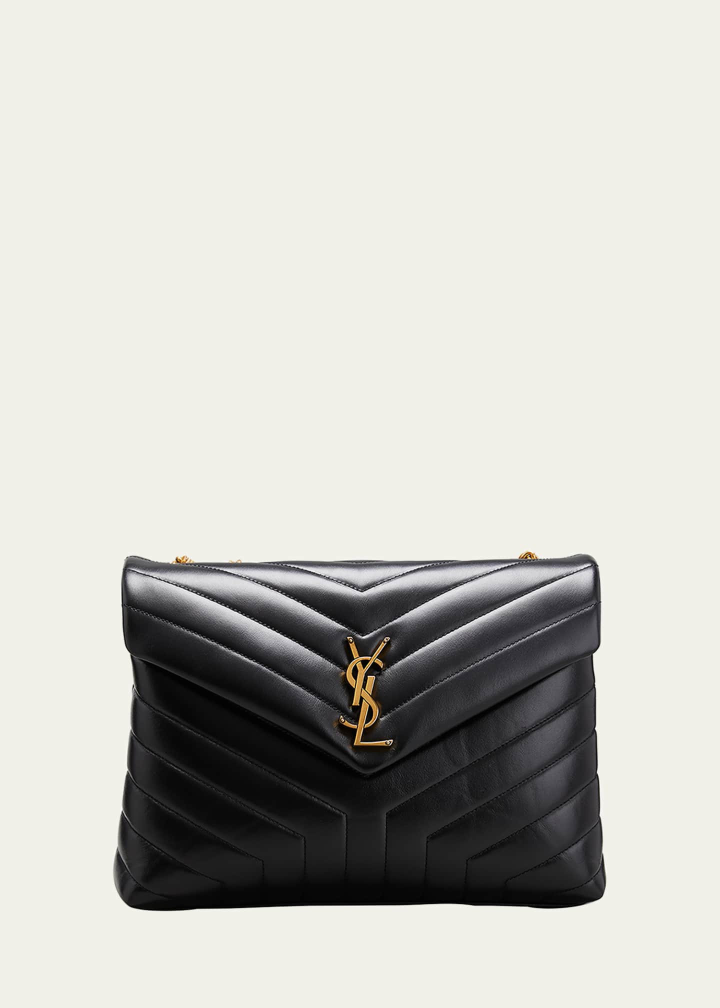 Saint Laurent Loulou Small YSL Shoulder Bag in Quilted Leather | Bergdorf Goodman