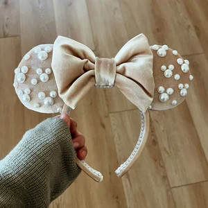 Velvet Pearl Minnie Ears | Etsy (US)