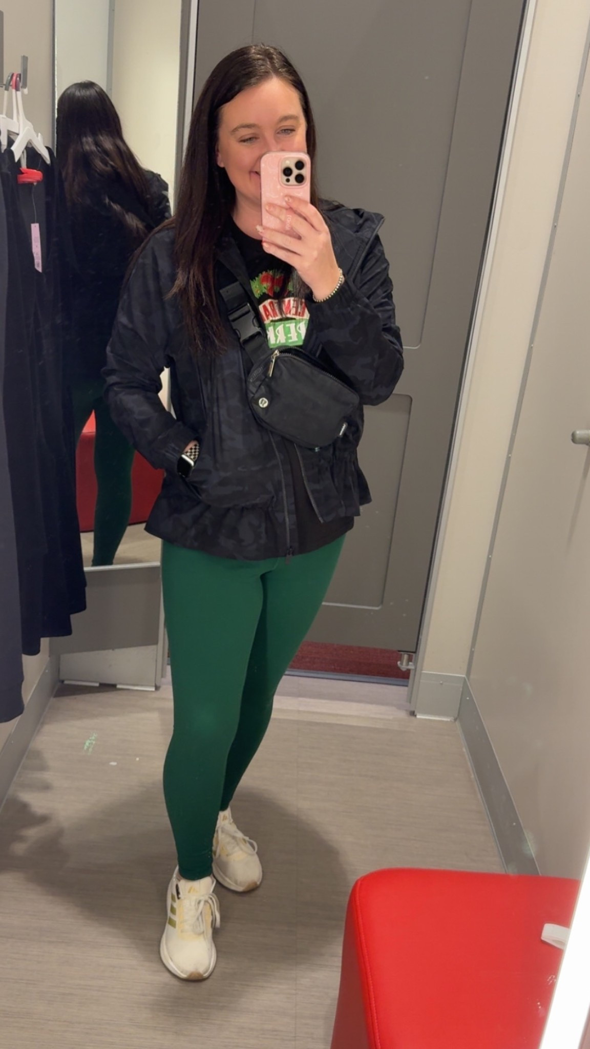 LuLuLemon Jacket and Tights • Friends Christmas Shirt • Winter Outfit

#LTKdayinmylife #LTKootd #LTKGiftGuide