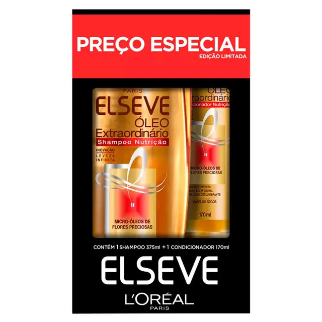 Kit Shampoo + Condicionador Elseve Óleo Extraordinário | Droga Raia | DrogaRaia (BR)