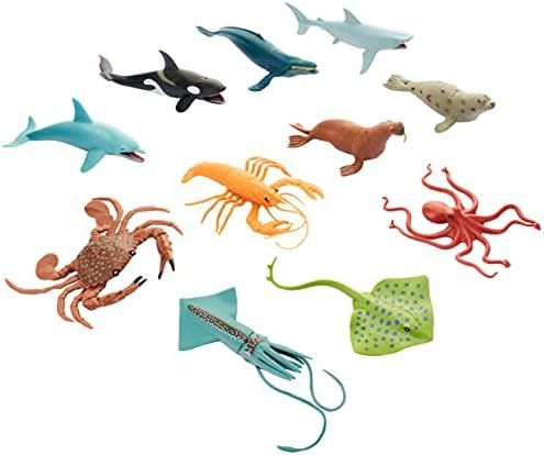 WILD REPUBLIC Polybag Aquatic, Octopus, Shark, Dolphin, Orca, Crab, Lobster, Blue Whale, Stingray... | Amazon (US)