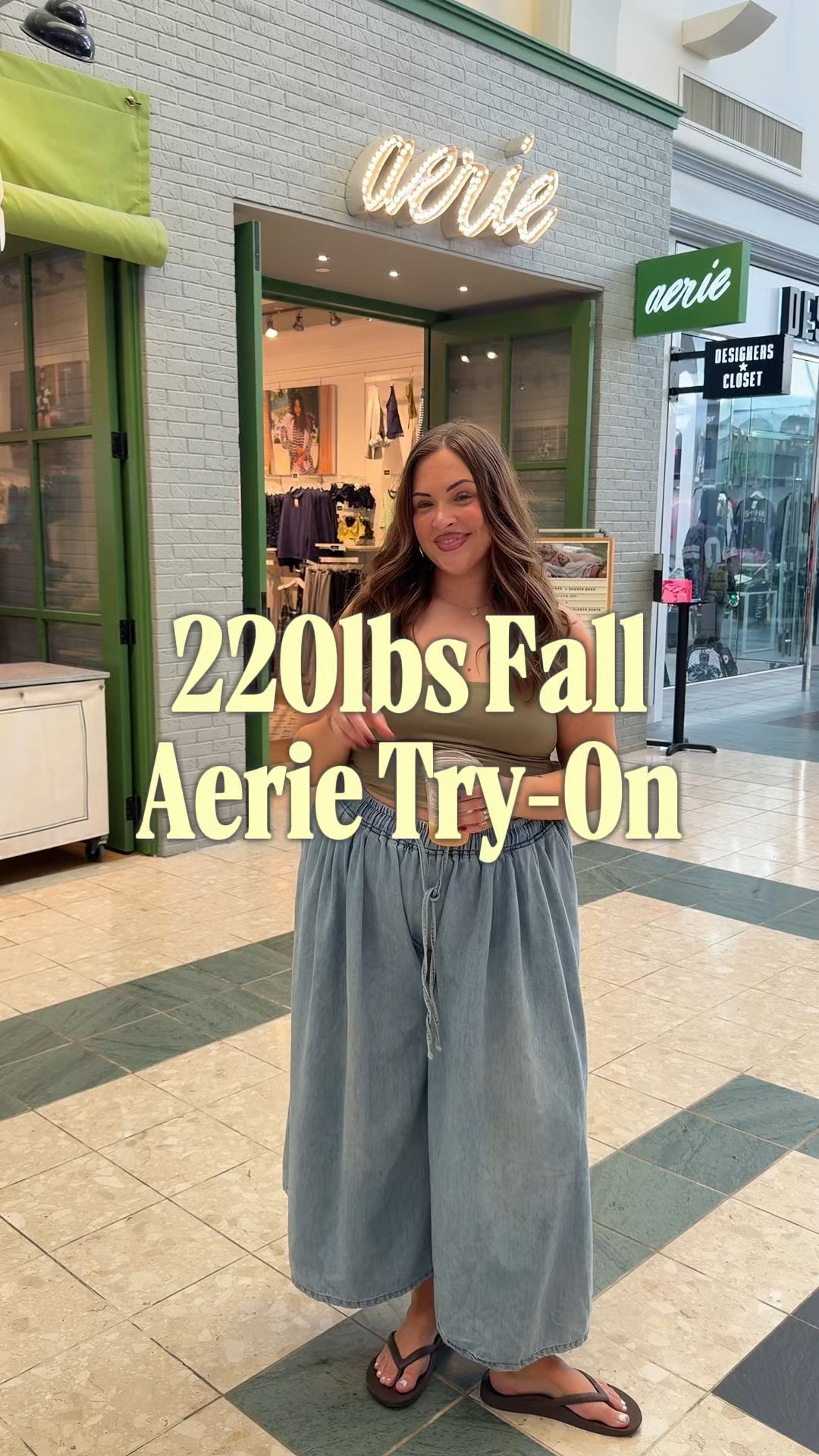 220lbs aerie try-on vlog!