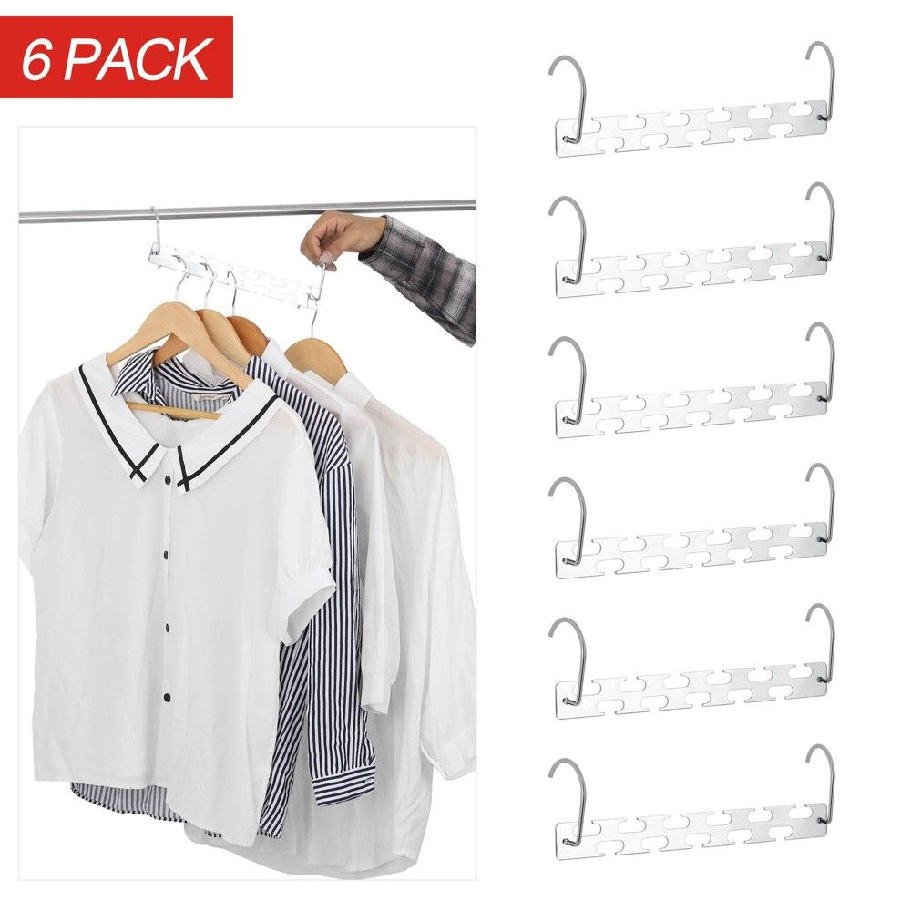 NEX 6pk Closet Organizer Hooks Space Saver | Target