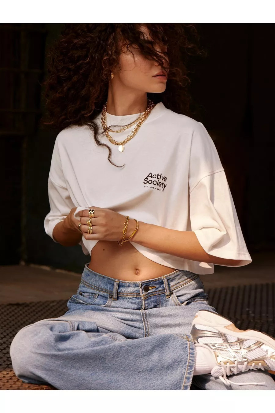 Active Society Cropped T-shirt | Nasty Gal US