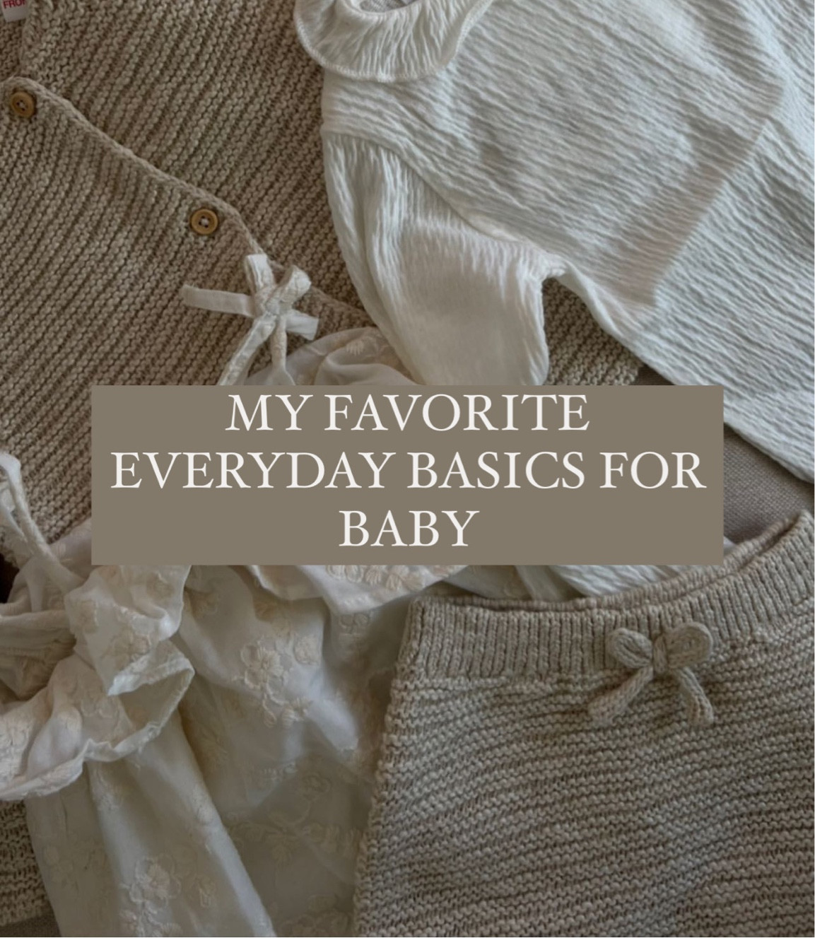 affordable neutral basics for baby. these pieces are the ones that i continued to purchase in the next size up because of how much I loved them.

#LTKkids