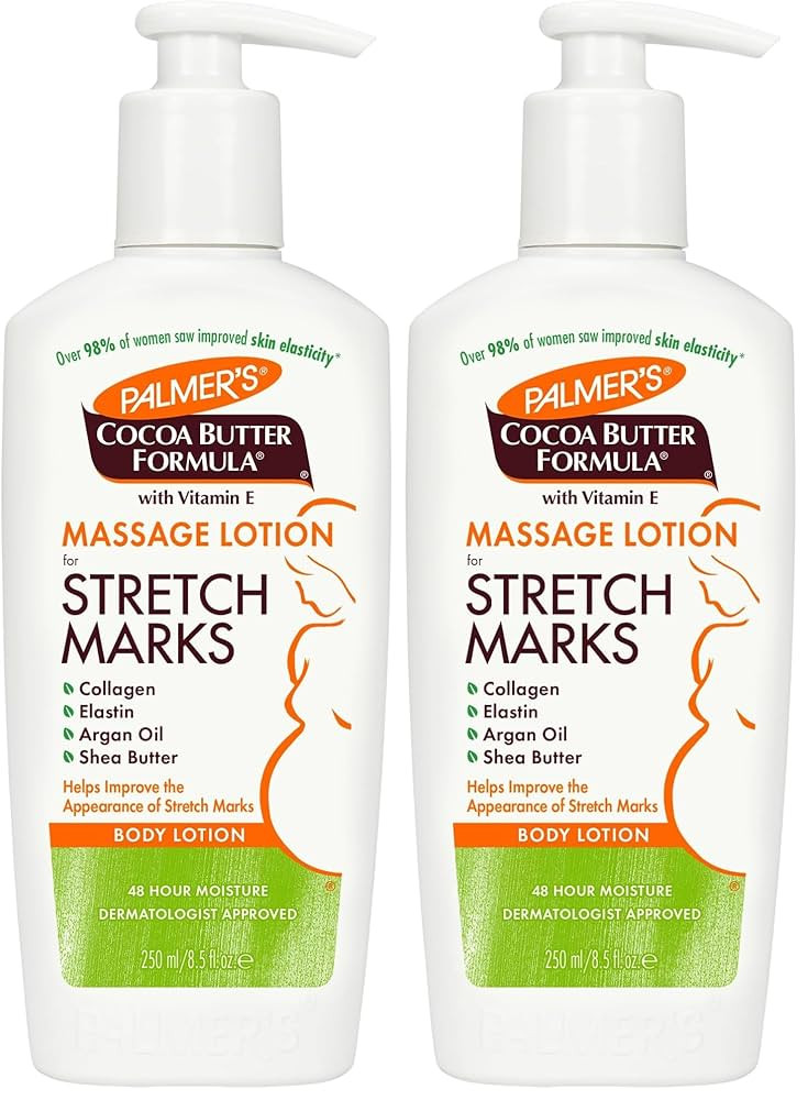 Palmer's Cocoa Butter Formula Massage Lotion for Stretch Marks, Pregnancy Skin Care, Belly Cream ... | Amazon (US)