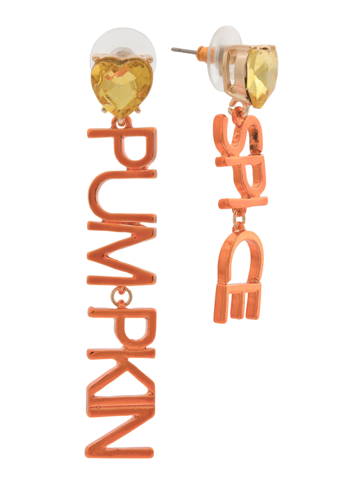 Pumpkin Spice Mismatched Earrings | TJ Maxx