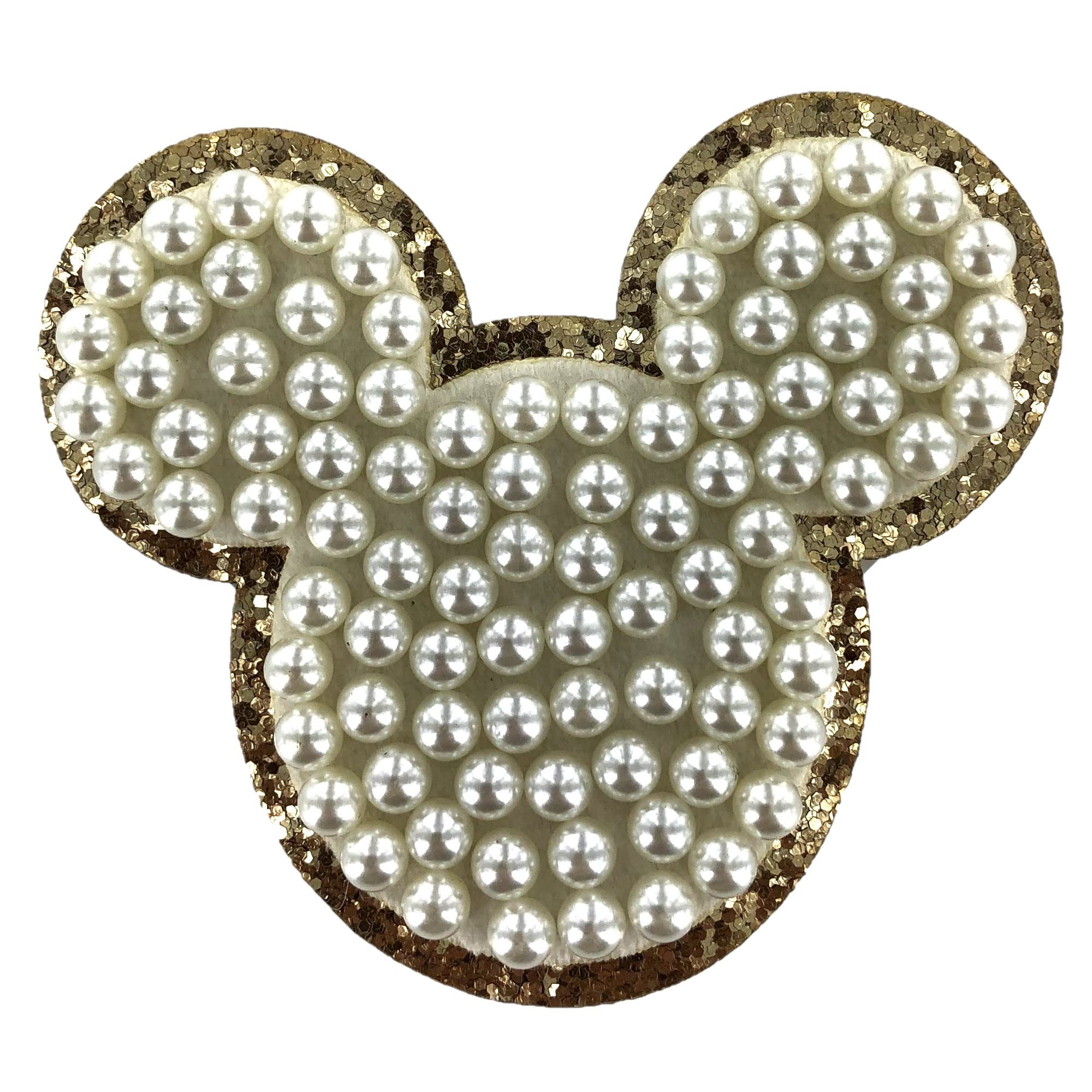 ZOOX Ivory Pearl & White Letter Varsity Initial Patches, 3M Adhesive Sticker Iron On, 3.5'' Heigh... | Amazon (US)