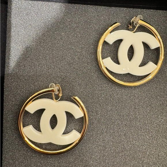 2024 Chanel double C clip-on earrings | Poshmark