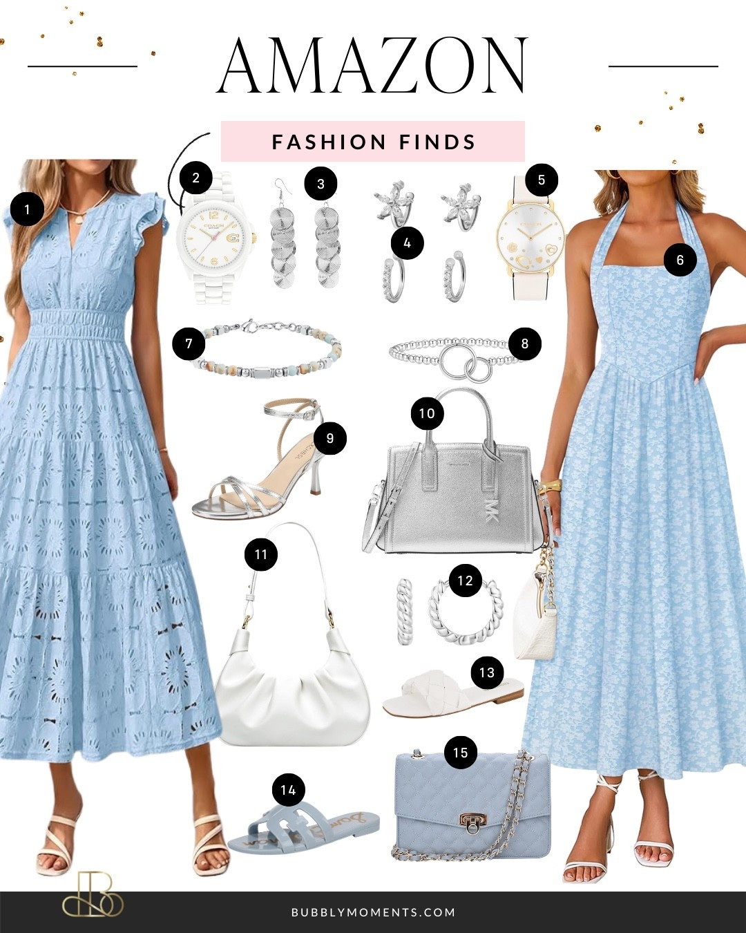 The epitome of lakeside elegance has arrived. 🏛️✨ This curation from Amazon Fashion proves that a coordinated look can be both effortless and incredibly polished. Featuring breezy, textured silhouettes paired with shimmering white gold jewelry and sleek silver-toned accents, these head-to-toe looks are designed for the woman who appreciates a "quiet luxury" aesthetic. Whether it’s for a garden party, a wedding guest appearance, or an elevated weekend brunch, these pieces offer a timeless appeal that looks designer but stays entirely accessible. 🧊
Shop this complete blue-toned edit by following on the LTK app! 🛍️👇
#AmazonFashion #QuietLuxury #ElegantStyle #WeddingGuestStyle #SummerDress #BlueOOTD #FashionOnABudget #AmazonInfluencer #silverJewelry #StyleInspo #LTKfit