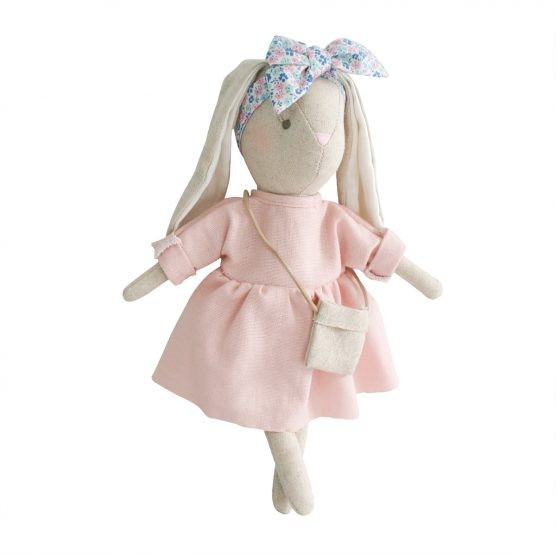 Alimrose Mini Sofia Bunny – Pink | The Tot