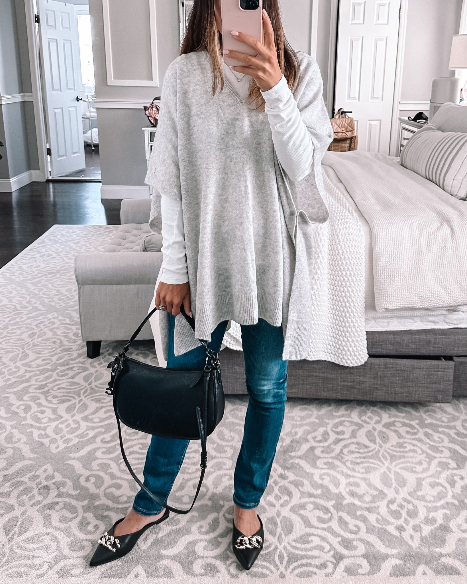 Cashmere poncho from nsale. A fall staple. Have this in two colors now 

#LTKsalealert #LTKxNSale #LTKFind