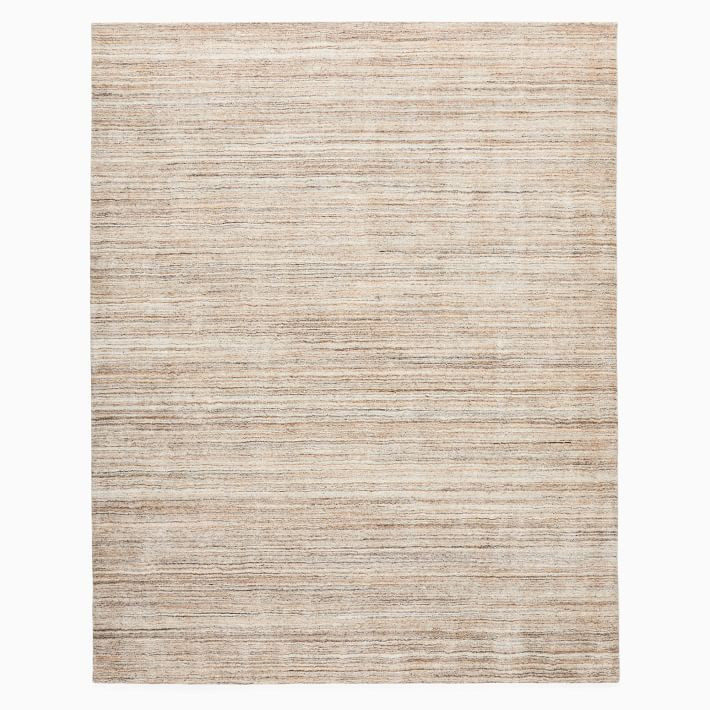 Shale Striations Easy Care Rug | West Elm (US)