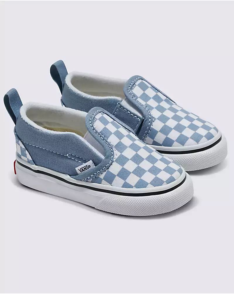 Toddler Classic Slip-On V Checkerboard Shoe | Vans (US)