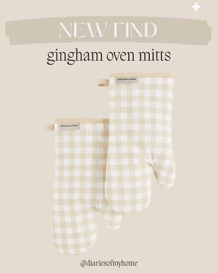 New Amazon Find: gingham oven mitts on sale now under $10!

#ovenmitt #kitchenfind #kitchendecor #home #interiors #homedecor #founditonamazon 

#LTKHome #LTKStyleTip #LTKFindsUnder50