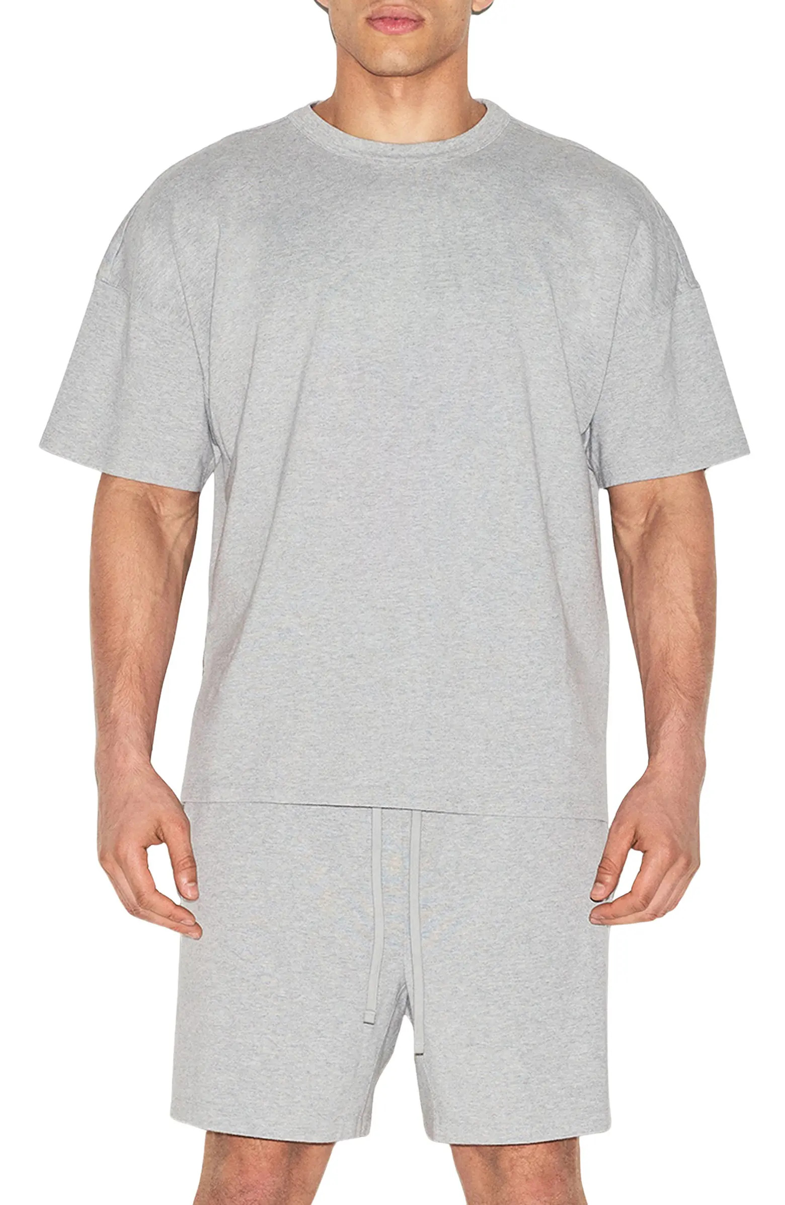 Oversize Stretch Crewneck T-Shirt | Nordstrom