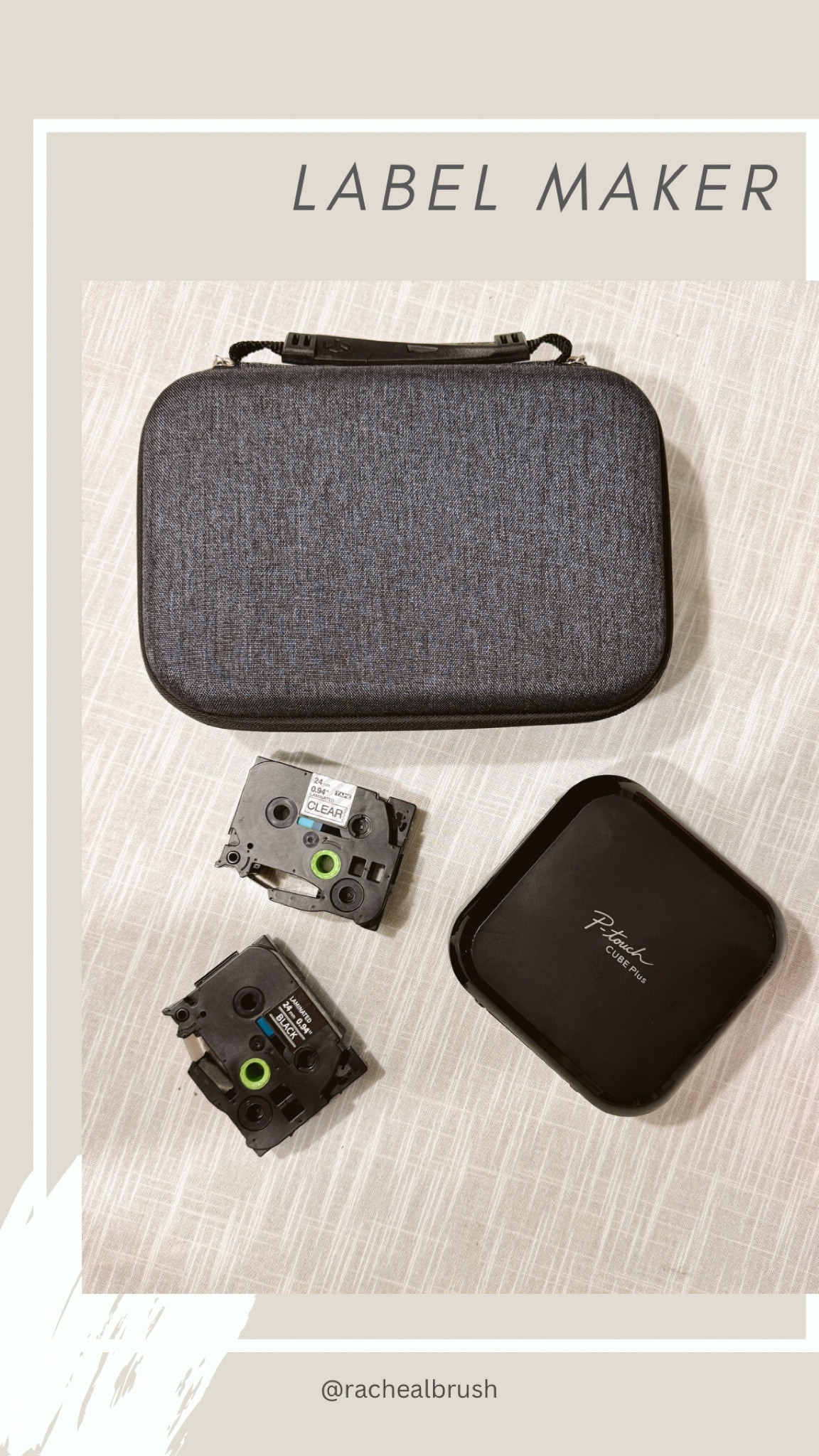 Label Maker - perfect accessory while organizing your home or office! 
Bluetooth technology 
Lots of fonts and designs to choose from. Allows you to use different size tapes to easily label everything in your home and office! 


#LTKHome #LTKBacktoSchool #LTKFamily