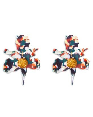 Crystal Ball Acetate Lily Statement Earrings | Bloomingdale's (US)