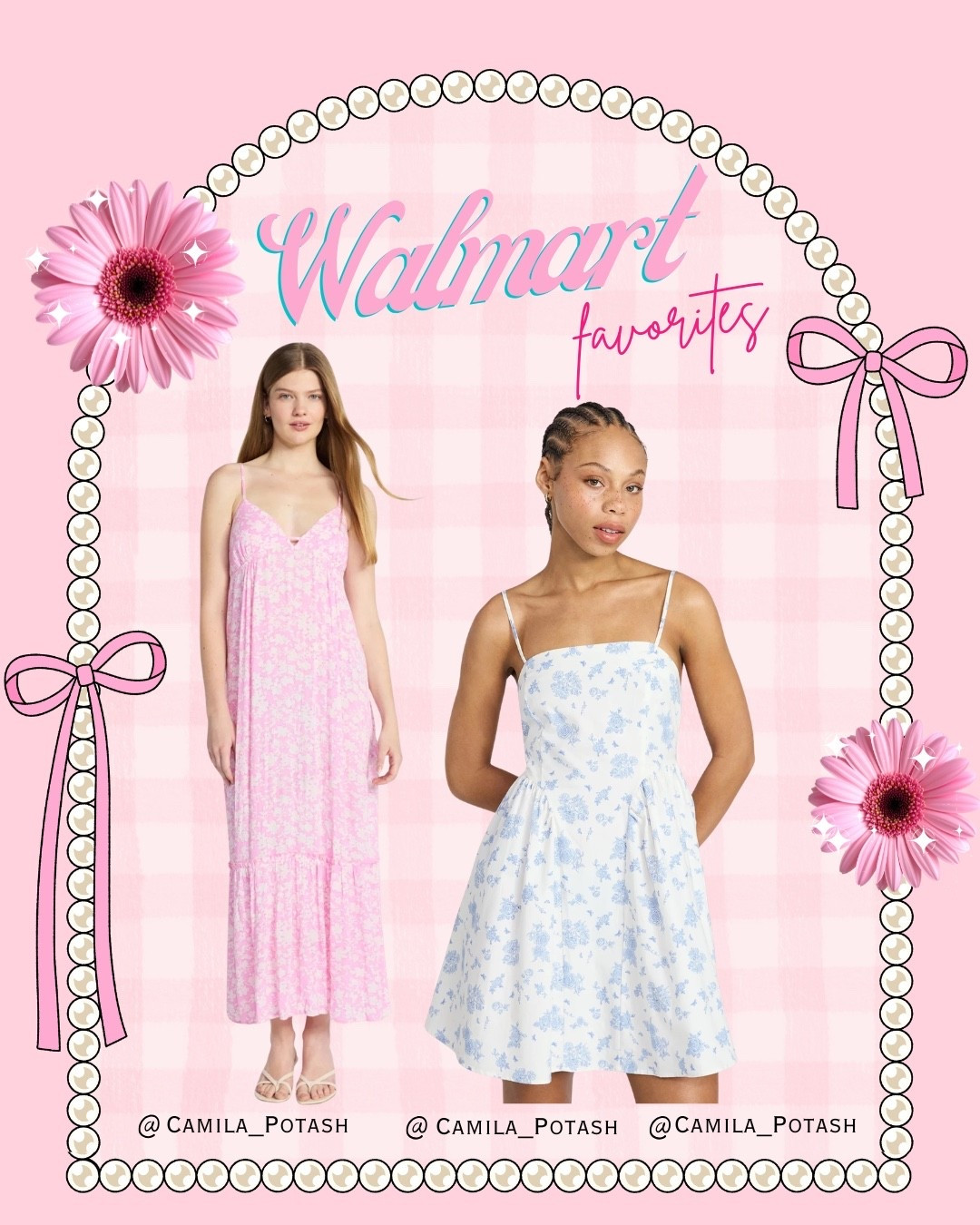 These Walmart finds are giving soft, feminine, summer-ready vibes and I’m obsessed with how pretty and effortless these dresses are 💗✨

I love discovering pieces that feel romantic and stylish but are still easy to wear for everyday moments, and these two dresses are perfect for warm weather outfits, brunch dates, vacations, or casual summer days.

🌸 Pink floral midi dress
This dress has such a soft, dreamy look. The delicate floral pattern paired with the flowy midi length makes it feel light and feminine. It’s the kind of dress that works beautifully with sandals, wedges, or even sneakers for an effortless summer outfit.

💙 Blue floral mini dress
This one is so fresh and playful. The soft blue floral print gives it that classic summer aesthetic, while the fitted top and flared skirt create a flattering silhouette. It’s perfect for brunch, daytime outings, vacations, or warm weather events.

I love finding affordable dresses that still look elevated and stylish, and Walmart has been such a great place lately for discovering cute fashion pieces that feel on trend without the high price.

Both dresses are linked in my LTK if you want to check them out.

Walmart fashion finds
Walmart dress finds
Walmart summer dresses
Walmart floral dress
pink floral midi dress
blue floral mini dress
feminine summer dresses
cute Walmart dresses
affordable summer dresses
romantic style dresses
spring summer outfits
girly aesthetic fashion
brunch outfit ideas
vacation dress women
budget friendly fashion finds
trending summer dresses
LTK Walmart finds

#LTKSaleAlert #LTKSpringSale #LTKgrwm