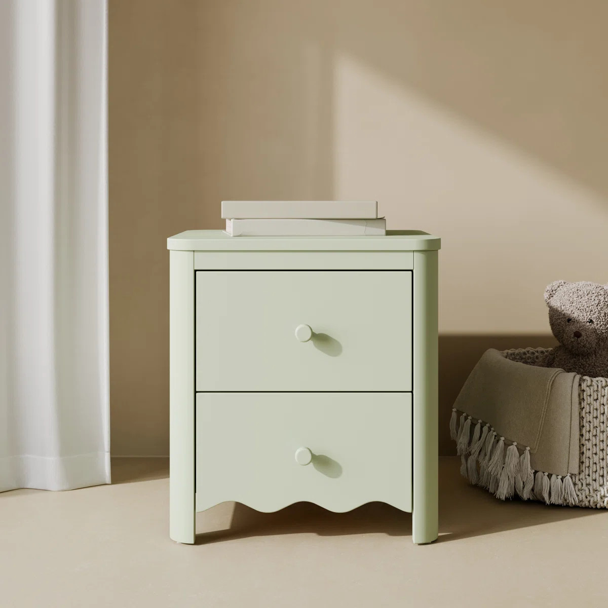 Casablanca 2 Drawer Nightstand | Wayfair North America